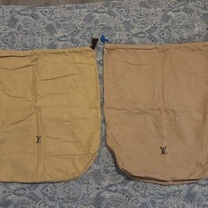 LV duffle dust bags